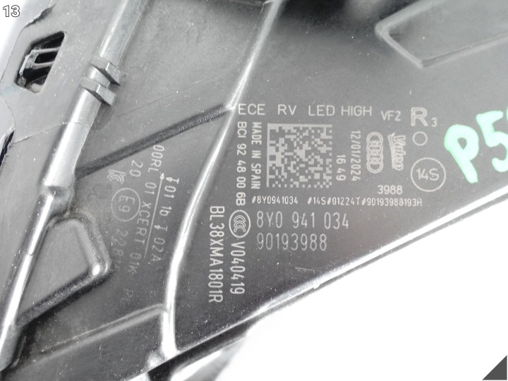 фото №14, Audi a3 s3 8y0 20-23 фара high повний led права перед європа 034 + модуль