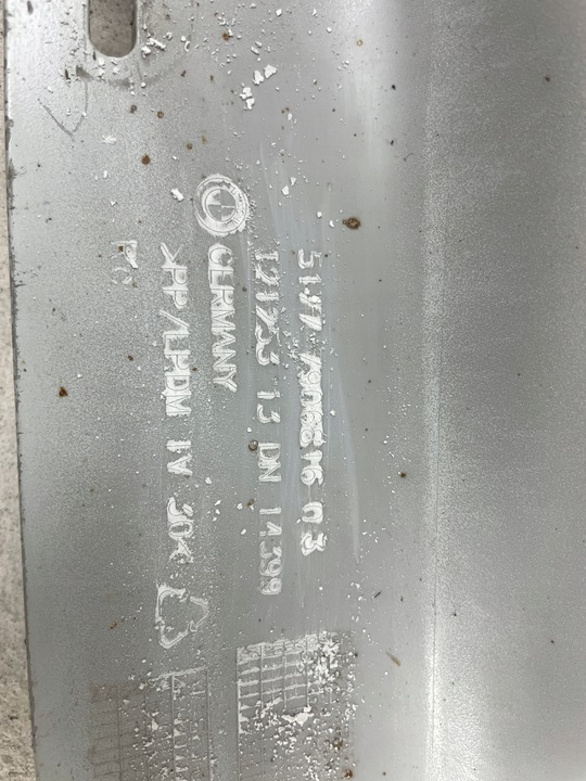 фото №9, Планка пороговая правая bmw 1 e87 м-пакет порог 5d