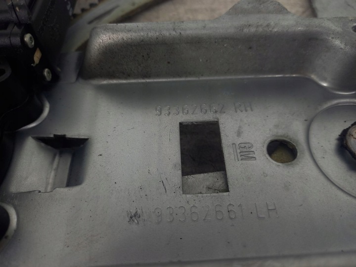 фото №6, Подъемник стекла левые перед opel meriva a 93362662rh 93362661lh 93389551