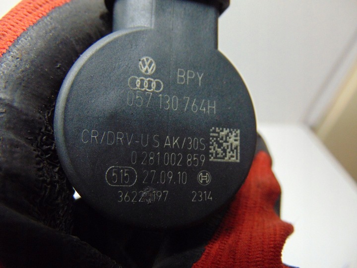 фото №7, Планка впрыскивающий датчик skoda octavia ii рестайлинг 2.0 tdi 03l130089p