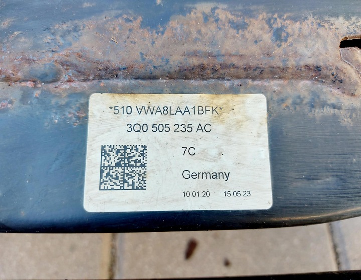 фото №9, Audi q3 83a 3f 19r. колыбель подвешивание зад 3q0505235ac