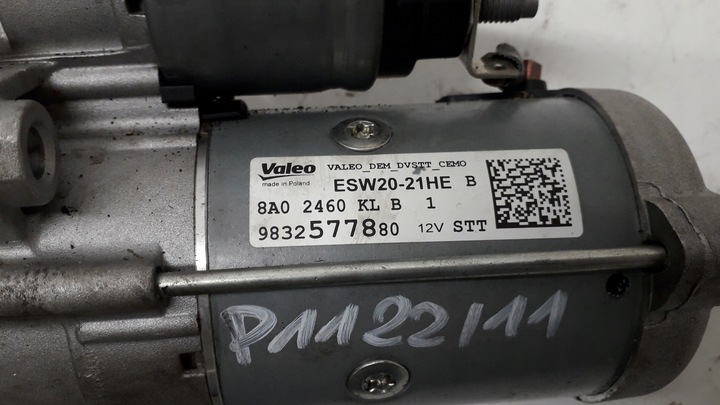 фото №8, Citroen opel peugeot 1.5d стартер 9832577880