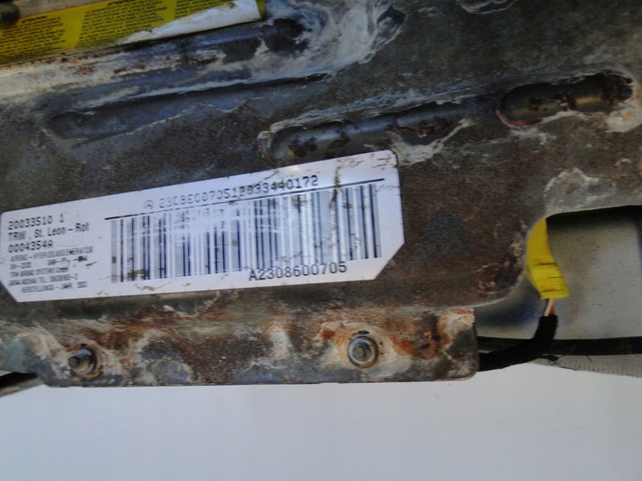 фото №8, Mercedes sl 230 r230 подушка колінна подушка безпеки