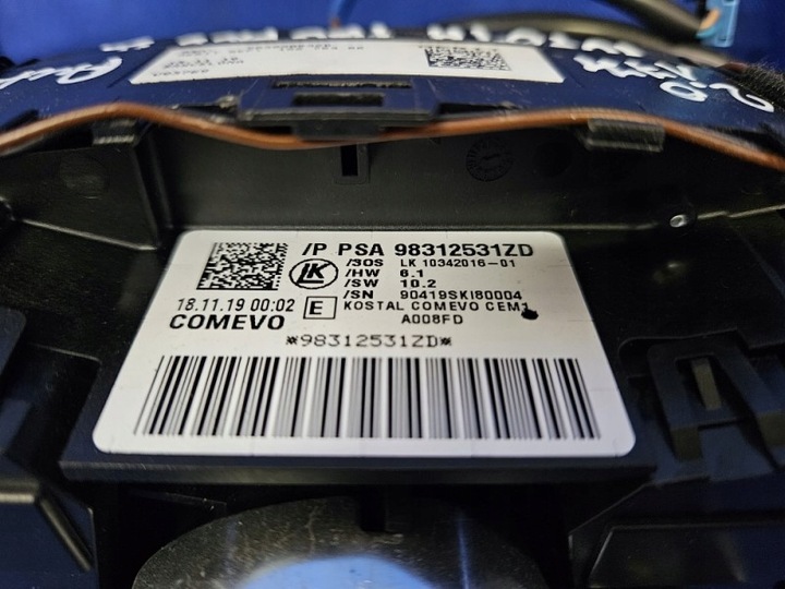 фото №10, Кермовий/підкермовий перемикач круїз-контроль jumpy iii expert iii proace ii