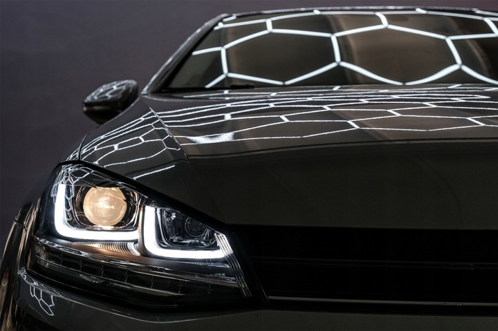 фото №11, Фари 3d led drl do vw golf 7 vii 12-17 r-line flowing динамічний