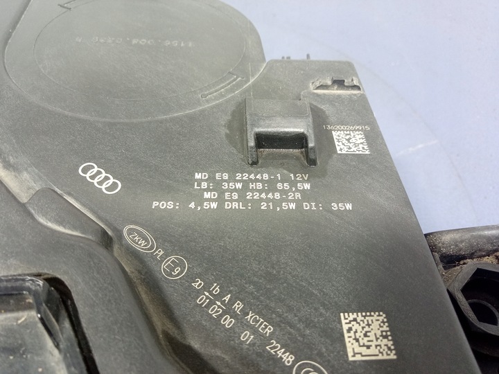 фото №7, Audi q7 ii 4m рестайлинг фара правые полный led matrix eu 4m0941040c