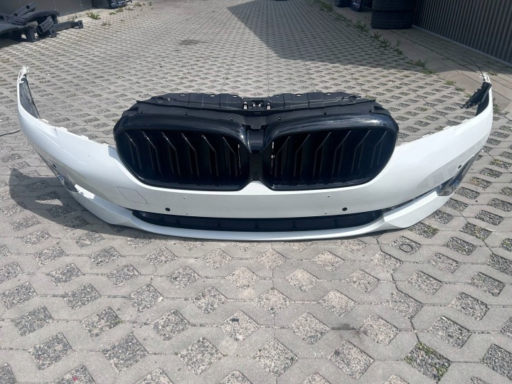 фото №10, Bmw 5 lci g30 g31 бампер перед передний 4xpdc альпийский белый 300 хороший