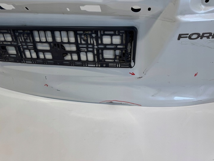 фото №8, Subaru forester sj 13-18 кришка багажника зад задня біла