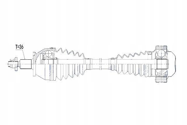 фото №11, Піввісь привідна vw polo 1.4tsi 1.6tdi 1.8gti 10- skoda rapid 1.6tdi