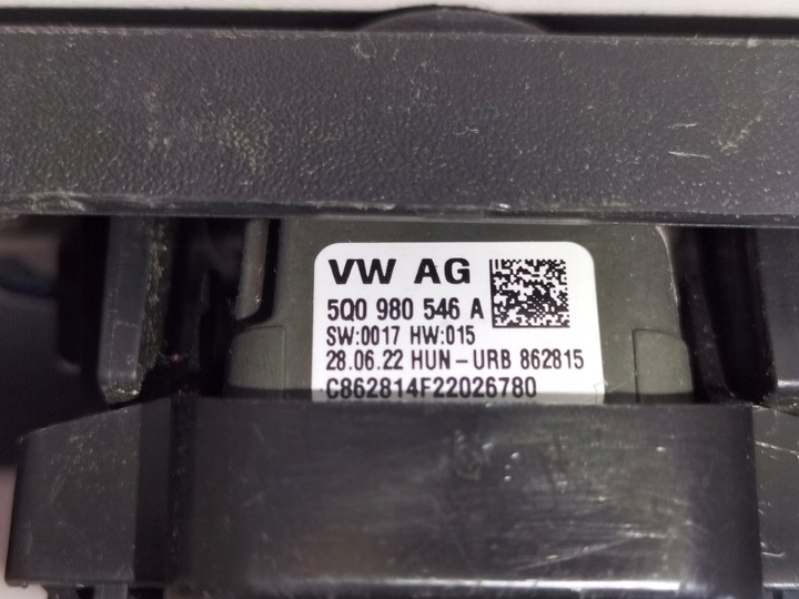 фото №6, Прокладка pod номерні знаки реєстраційна камера перед vw tiguan ii 16-