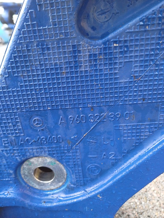 фото №7, Балка передняя подвешивание рама перед зона смятия mercedes actros mp4