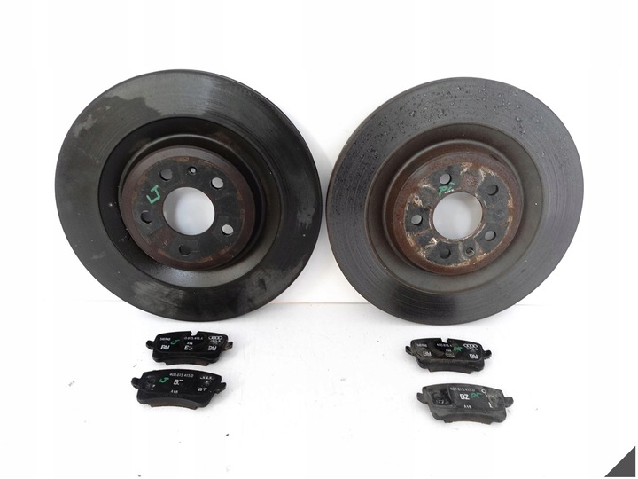 фото №1, Audi a8 s8 4h0 d4 a7 4g8 a6 4g0 c7 диски гальмівні зад 356mm + гальмівні колодки 74km