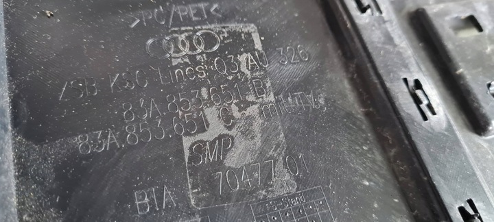 фото №8, Audi q3 83a dekor накладка решітка sline ліва сторона od значок 83a853651b