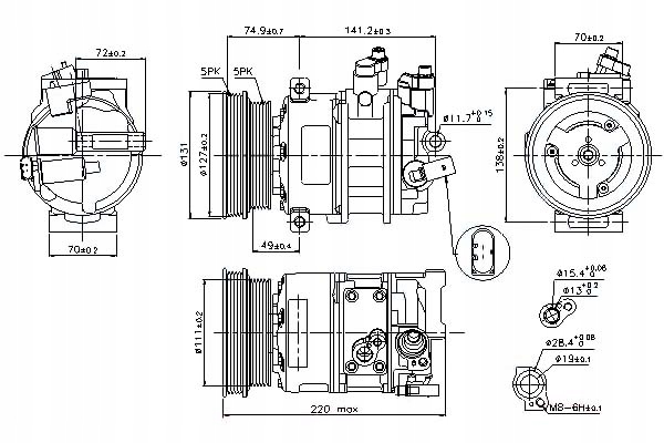 фото №13, Nissens 89421 компрессор, кондиционер