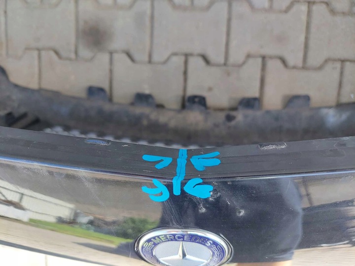 фото №11, Mercedes a класс w176 12-15 бампер перед решётка радиатора