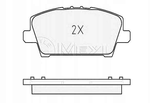 фото №1, Meyle тормозные колодки тормозные honda civic viii хэтчбек