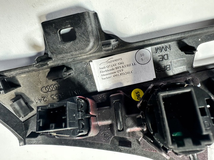 фото №8, Q7 4m sq7 dekor планка консолі алюміній qy9 4m1853241c 4m1853191l