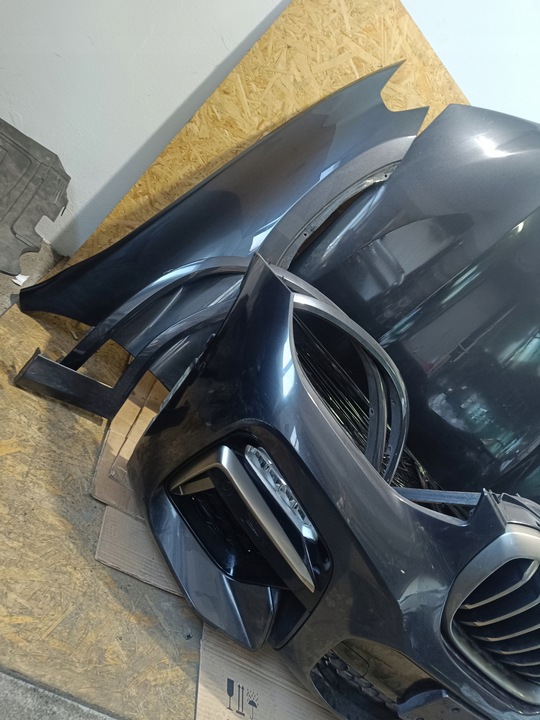 фото №7, Комплектный перед бампер капот крылья bmw g01 g02 x4 x3 m-sport адаптивный