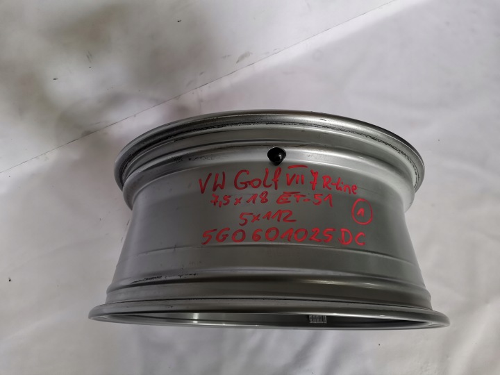 фото №10, Диск vw golf 7 vii r-line 7,5x18 et51 5g0601025dc