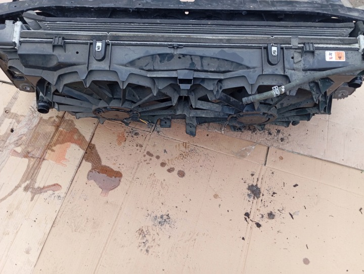 фото №15, Ford f-150 15- передняя панель радиатор вентиляторы 3.5 v6 усилитель kpl