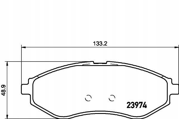 фото №2, Тормозные колодки тормозные chevrolet перед aveo kalos 05- te
