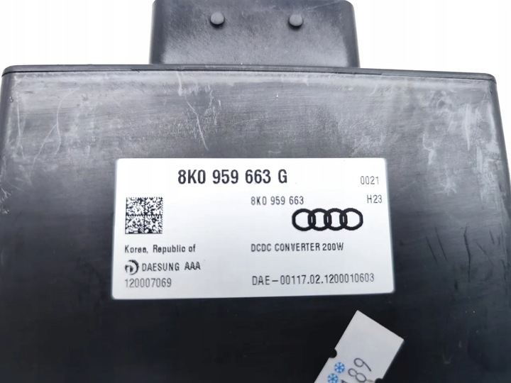 фото №7, Skoda superb перетворювач напруги / модуль перетворювача 1.6 tdi дизель 2012