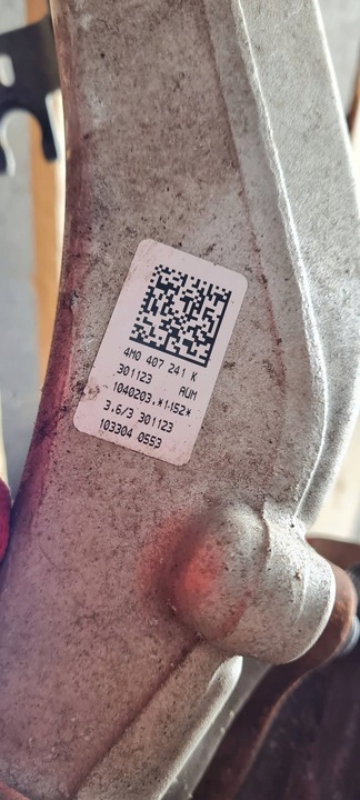 фото №11, Sq8 4m rsq8 q8 поворотный кулак левая левый перед 24r 4m0407253k sq7 4m q7