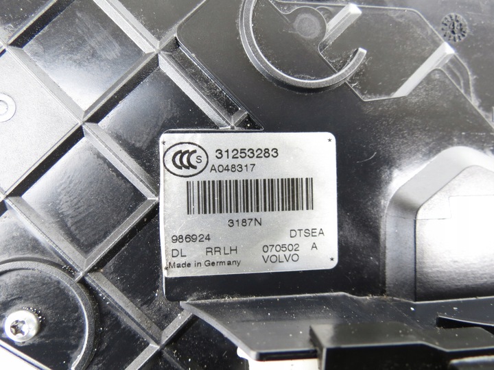 фото №9, Замок двері лівий зад задній keyless 10 pin + 4 pin volvo s80 ii v70 iii xc70
