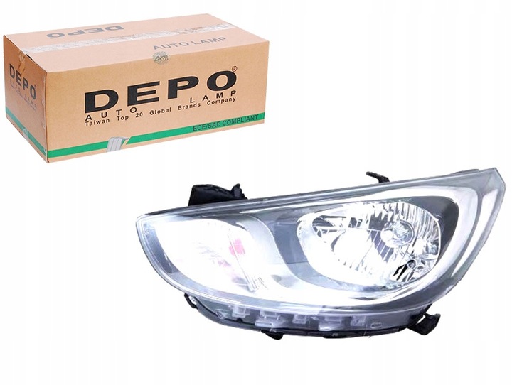 фото №1, Stan3 depo фара hyundai accent iv sedan 1.6 10- левый