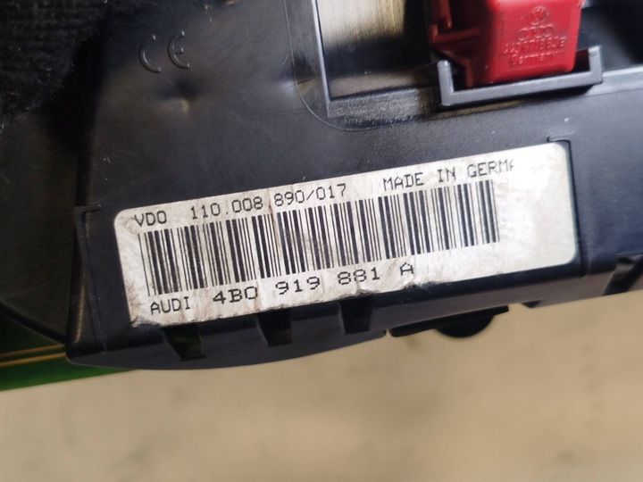 фото №13, Спидометр приборы audi a6 s6 c5 4b 110008890017 4b0919881a