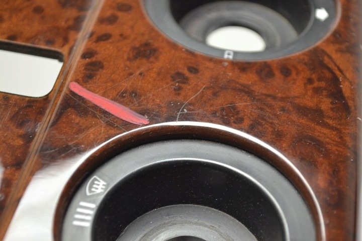 фото №8, Mercedes w124 панель обогрева дерево панели консоль