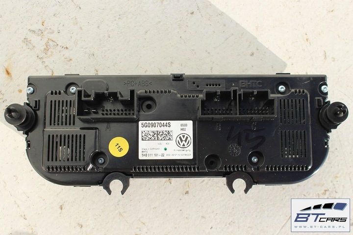 фото №6, Vw golf 7 панель климат кондиционера 5g0907044s 5g0907044ab 5g0907044ap 5g090