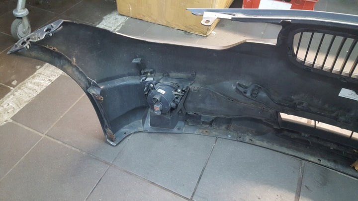 фото №9, Bmw f30 f31 бампер перед минерально-серый b39 комплектный