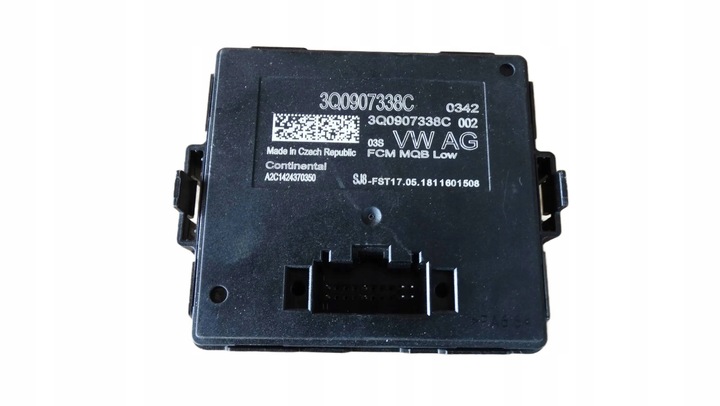 фото №1, Модуль шлюз 3q0907338c vw audi skoda seat