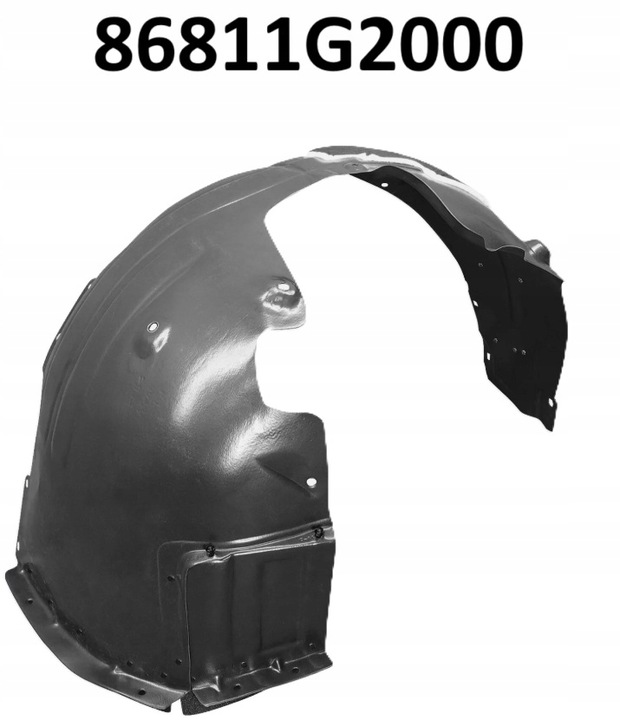 фото №1, Hyundai ioniq підкрилок передні ліві оригінальний номер 86811g2000