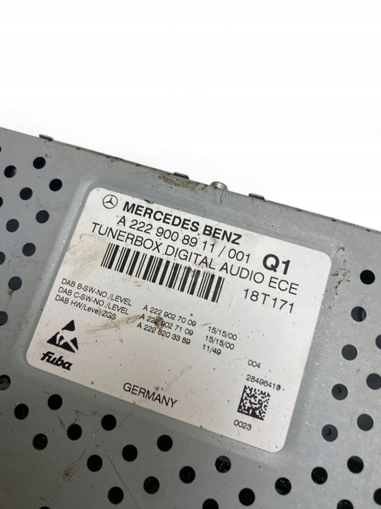 фото №8, Mercedes-benz glc x253 c253 панель / радіопрогравач cd/dvd/gps a2229008911