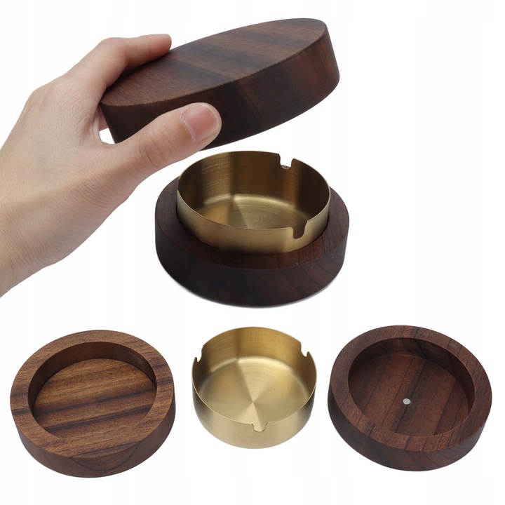 фото №7, Деревянная ветронепроницаемая пепельница na