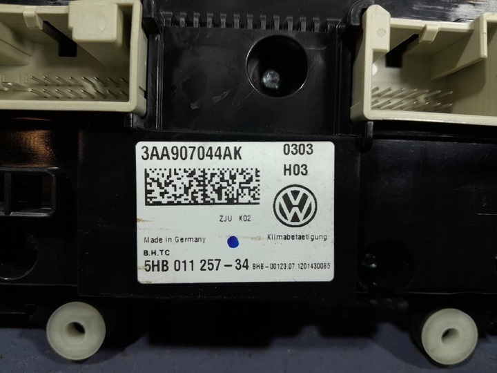 фото №7, Vw passat b7 перемикач панель кондиціонера i повітропровід 3aa907044ak