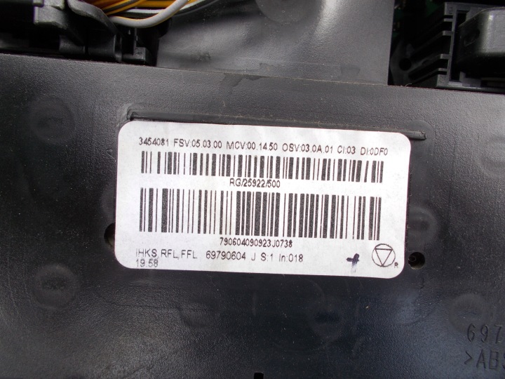 фото №10, Панель климат-контроля стекло przeciwmielnych mini cooper one r56 69790604