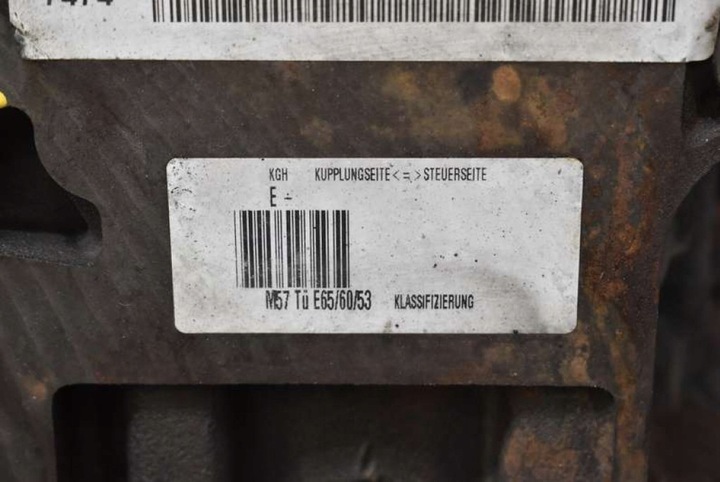 фото №12, Двигун стійка дизель насос 306d2 bmw x5 e53 3.0 d 218 km 03-06 kompresja