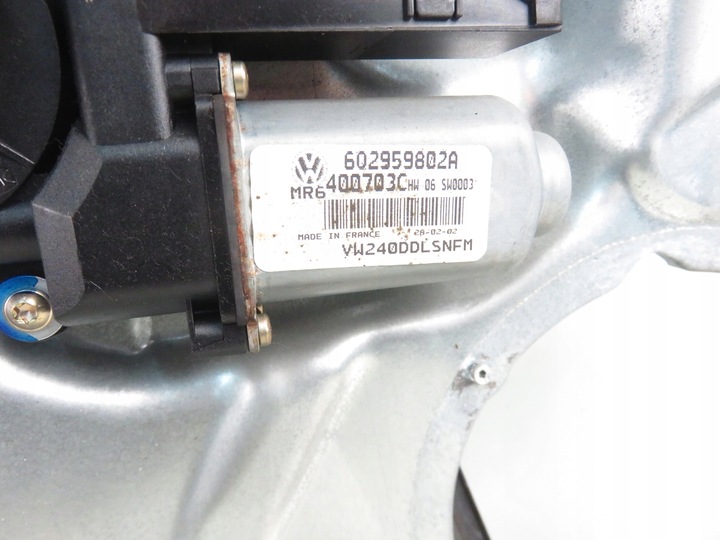 фото №9, Підйомник вікна лівий переднє vw polo iv 9n_ 6q3837401h 6q2959802a