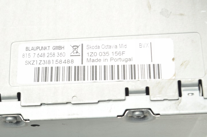 фото №9, Skoda octavia ii superb ii радіо навігація 1z0035156f