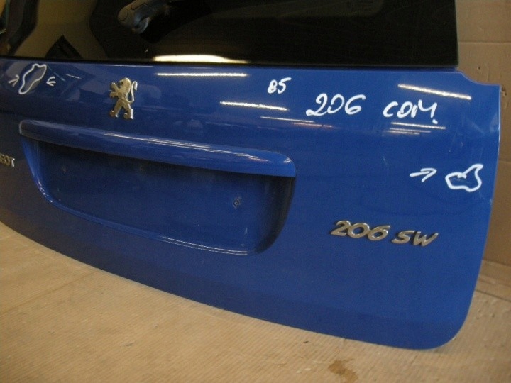 фото №5, Peugeot 206 універсал кришка зад