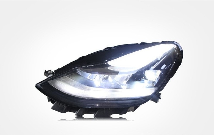 фото №9, Повний модуль фари led для  tesla модель 3/y 2017-2023 модернізація перед лампа