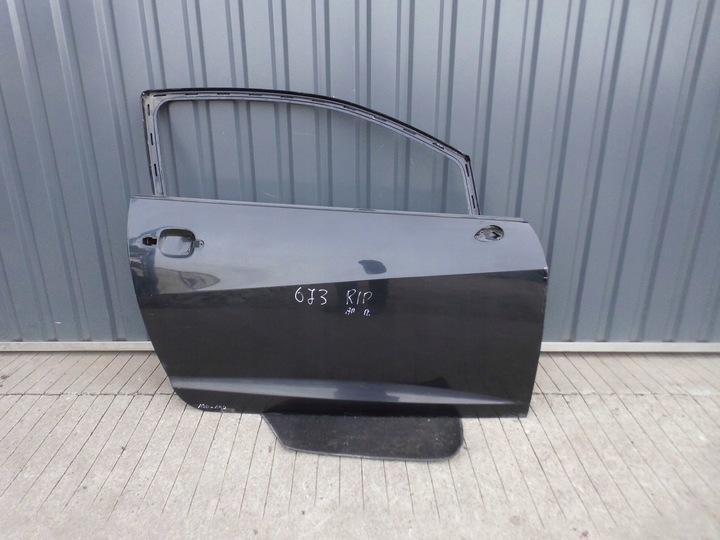 фото №1, Двері seat ibiza 6j iv 3 двері праві чорні