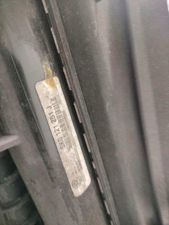 фото №7, Радиатор комплект vw golf vi gti 2.0 tfsi 1k0820411t 1k0145803ak 5k0121251j