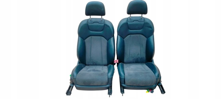 фото №12, Audi q7 ii 4m 15-19 сидіння диван комплект шкіра алькантара s-line 7-легковий