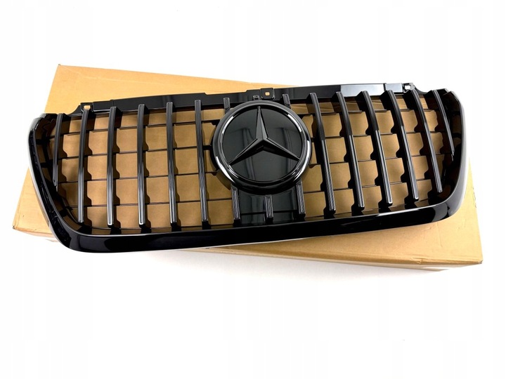 фото №3, Решітка радіатора mercedes sprinter w907 w910 2018- стиль amg panamericana