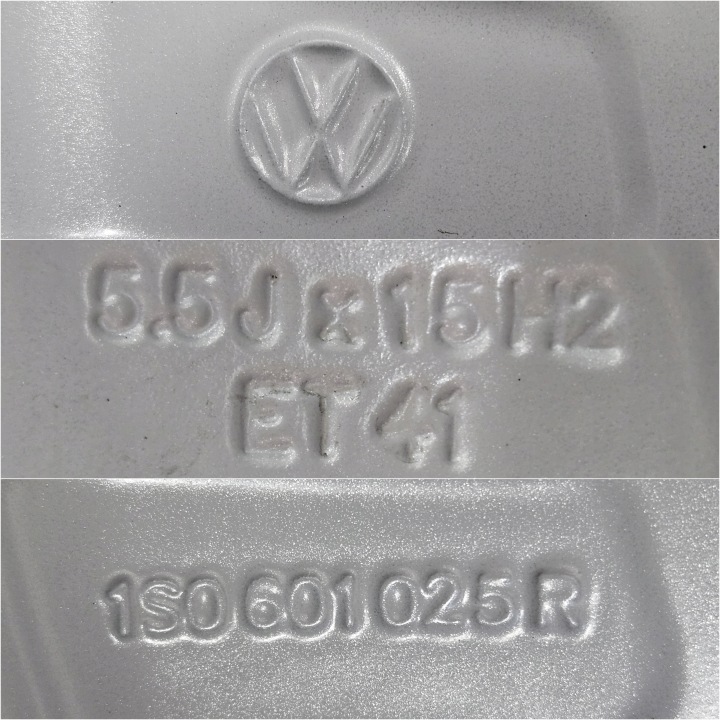 фото №15, Диски vw up up! skoda citygo seat mii 5,5x15 15 et41 1s0601025r 4x100