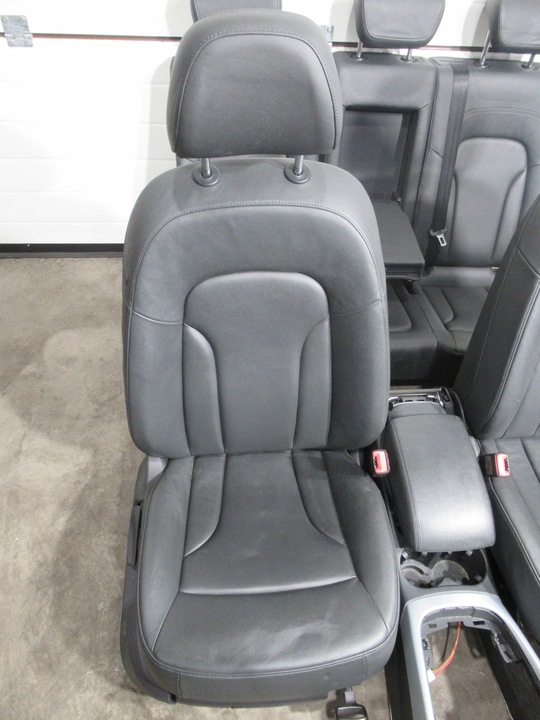 фото №5, Audi q5 i 1 8r сиденье диван обивка чёрная кожа